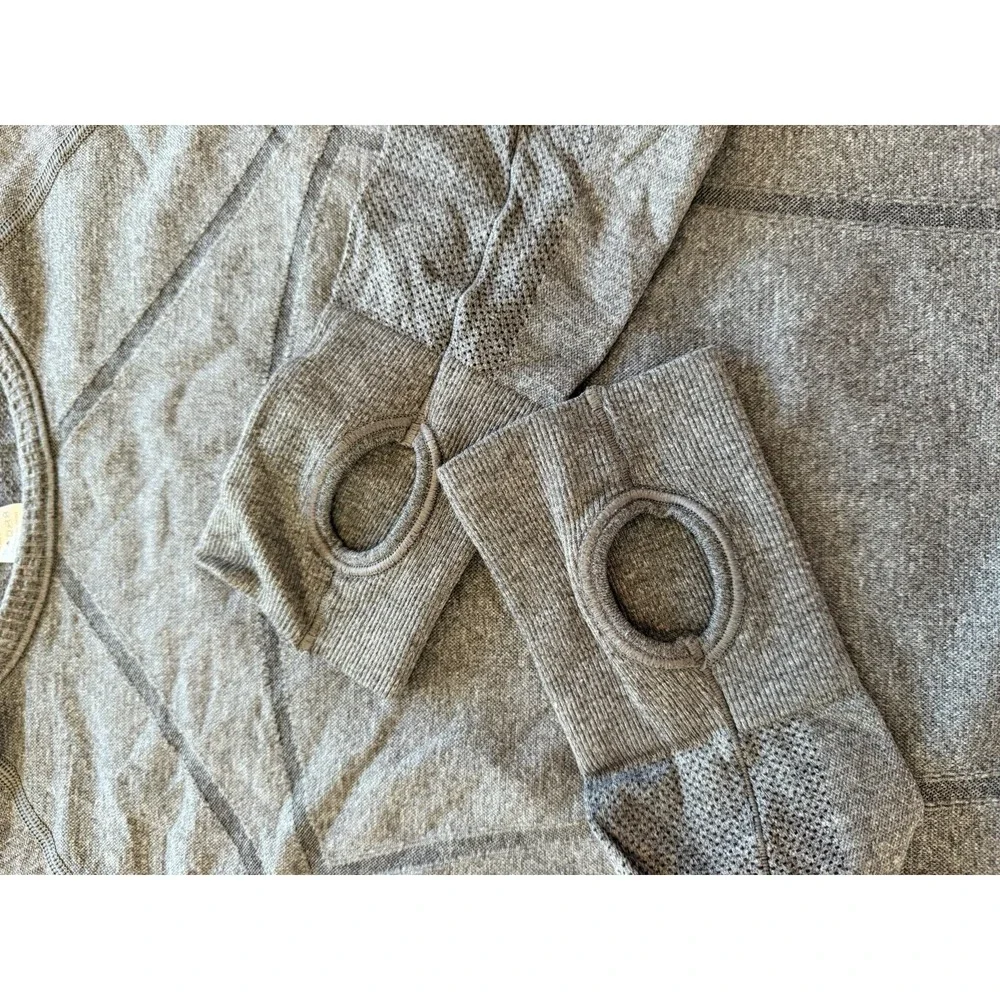 Ivivva by Lululemon Girls Swiftly Fly Tech Seamless Long Sleeve Shirt Size 14